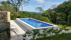 Our ocean view from the bedroom window.