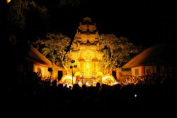 Dance performance in Ubud, Bali island