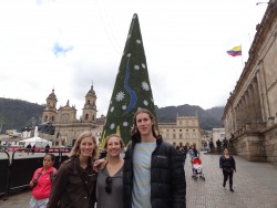 Siblings visit to Bogota city center
