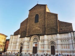 San Petronio, the biggest church in Bologna